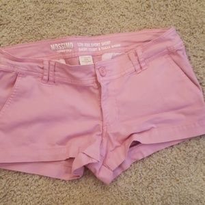 Mossimo low rise short short size 8